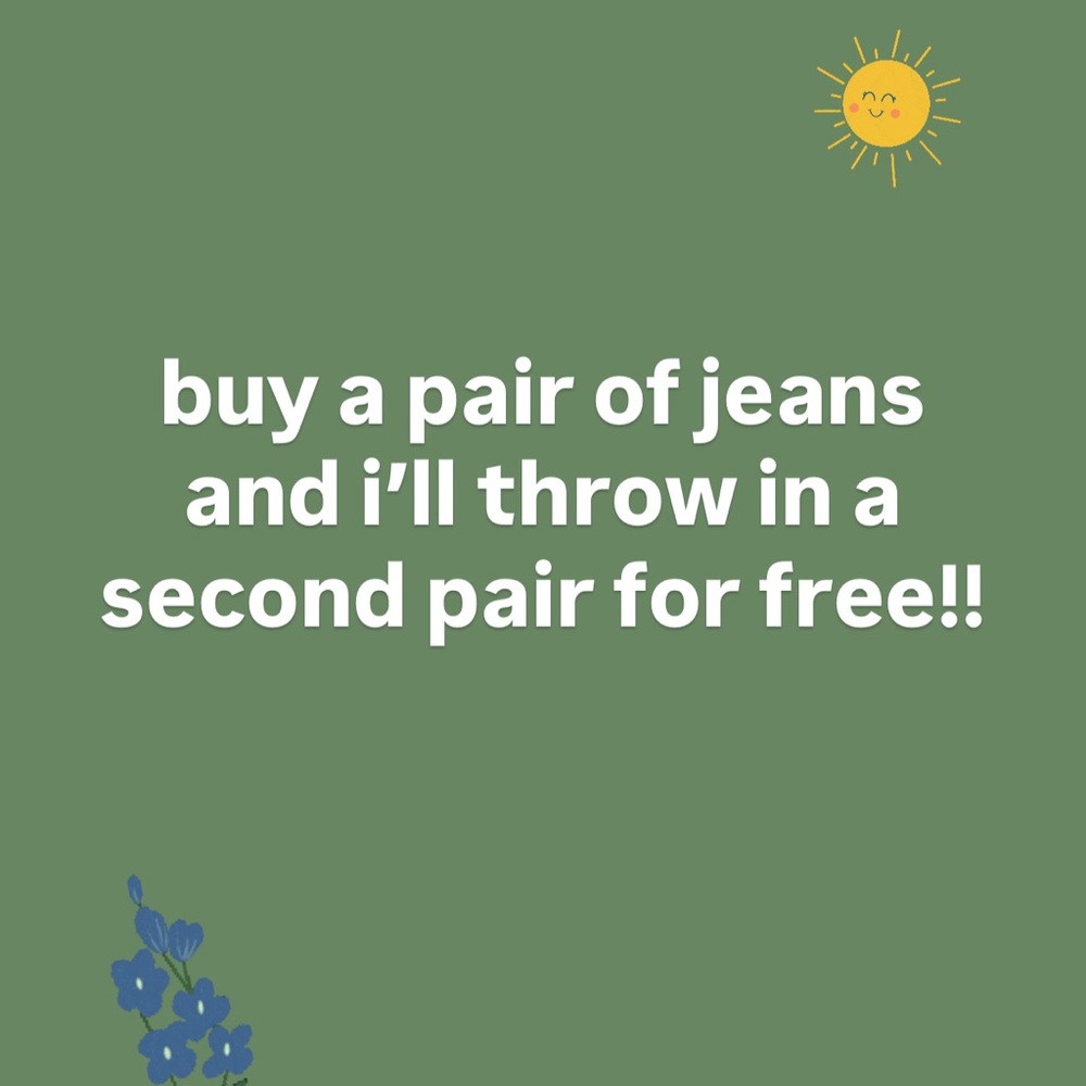 Jeans deal!!